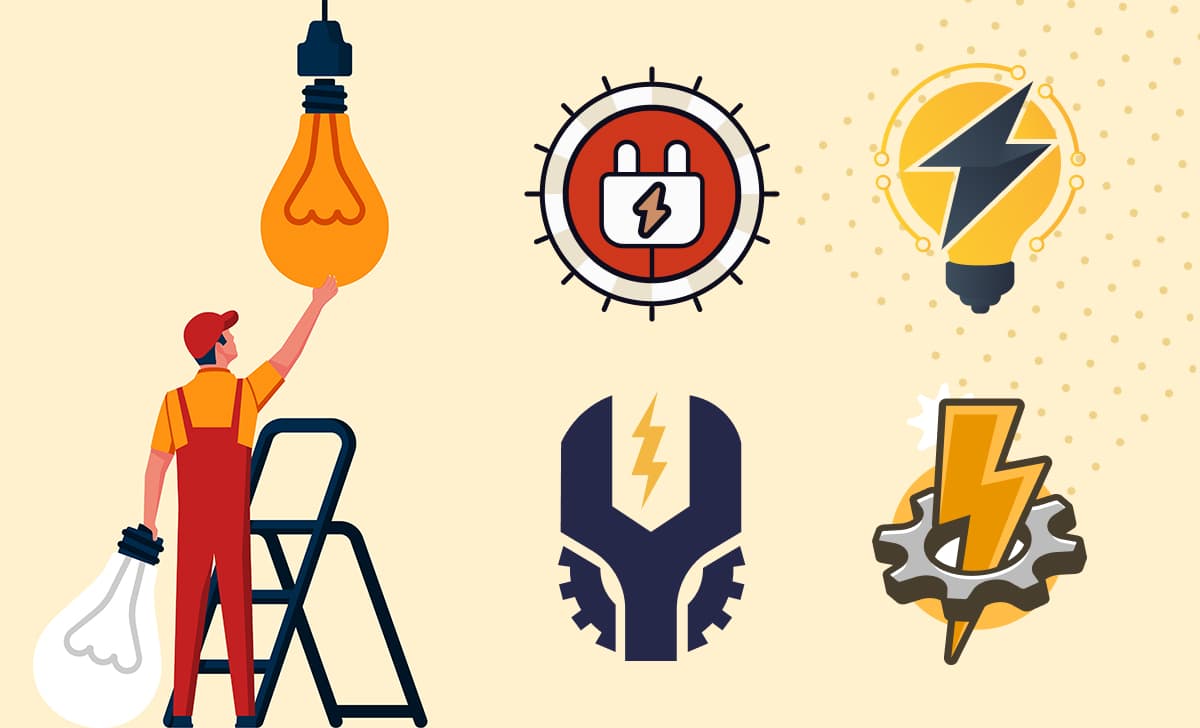 10 Kreativa Elektriker Logotypidéer och Hur du Designar Din Egen