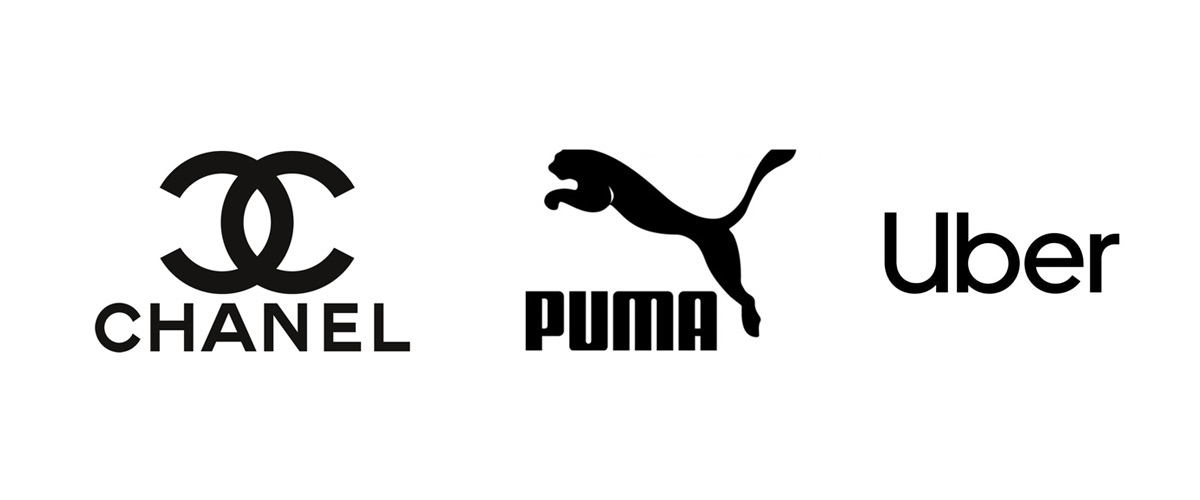 Betydelse av färgerna svarta och vita logotyper