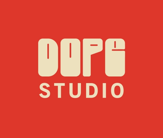 Retrologotyp för kreativ studio