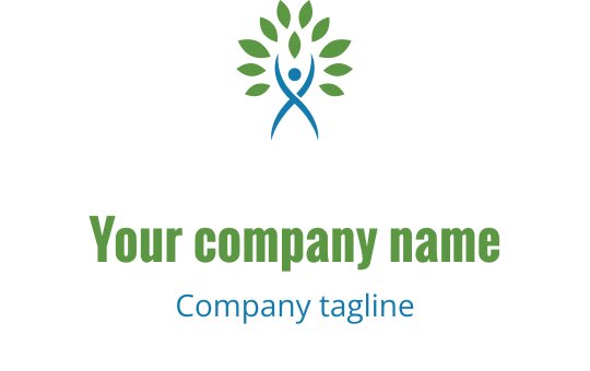 Modern turkos och grön logo design med en sköldform
