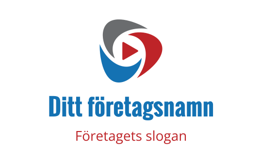 Modern globlogo med en dynamisk pil i teal och blått