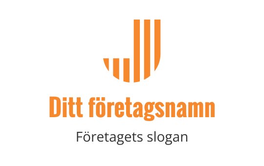 Modern logotypdesign med en stiliserad bokstav J med orange ränder