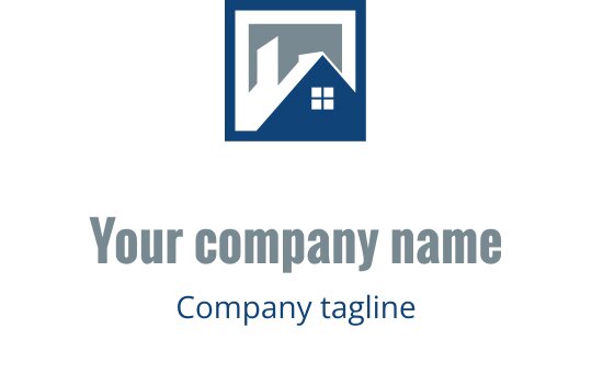 Teal logo med en stiliserad taksilhuett