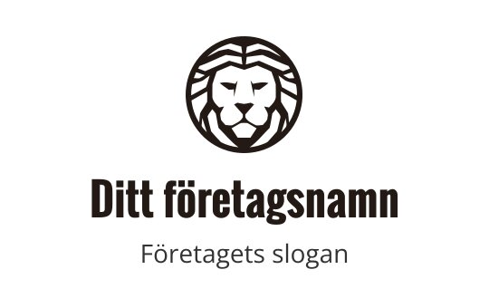 Tydlig lejonhuvud logo design med intrikata detaljer och starka linjer