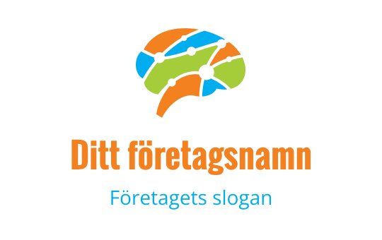 Färgglad hjärnlogo med sammanlänkade linjer och noder