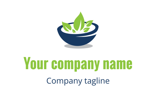 Mat, drycker, restaurang logo