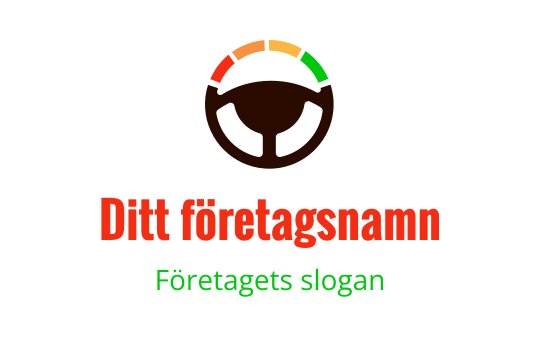 Modernt rattlogo med färgglada mätarelement