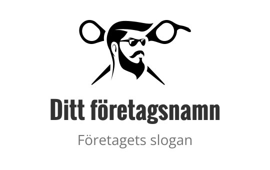 Fet logotypdesign med stiliserad text och modern typografi