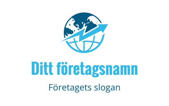 Färgglad abstrakt logotypdesign med överlappande gröna, orange och blå former