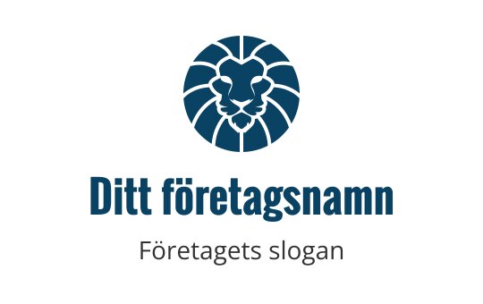 Teal-logotyp med en stiliserad lejon, som representerar styrka och mod inom tigerindustrin.